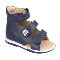 TW-174 (цв.5-темно-синий, 22) Туфли  (отк.носок, выс.задник, ON STEAM)