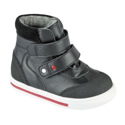 TW-411 (цв.7-черно-красный, 21) Ботинки ортопедические малосложные