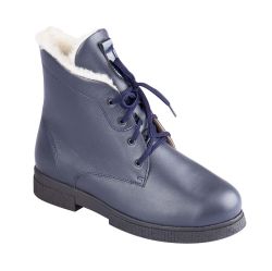 DTD-600 (цв.4-темно-синий, 36) Ботинки (шерст.мех, съемн.стелька)