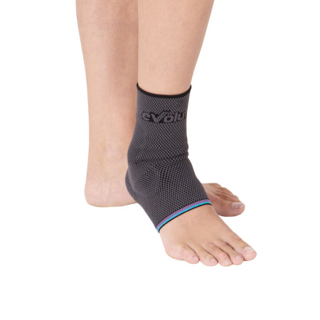 Бандаж компрессионный на голеностопный сустав с силиконовыми пелотами Т-8681 Evolution  Silver